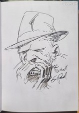 ERIC POWELL dedicace THE Goon original art sketch music