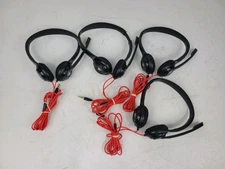 NUBWO HW02 USB Headset with Microphone & in-line Control Lot Of 4 (TESTED)