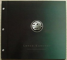 VAUXHALL Lotus Carlton Prestige Launch LF Car Sales Brochure Sept 1990 Ref V7460