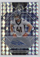 2023 Panini Mosaic Rookies Mosaic Prizm Auto Drew Sanders #318 Auto 1dm4