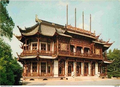 AK - Belgien - Brüssel - Der chinesische Pavillon aus der Ausstellung
