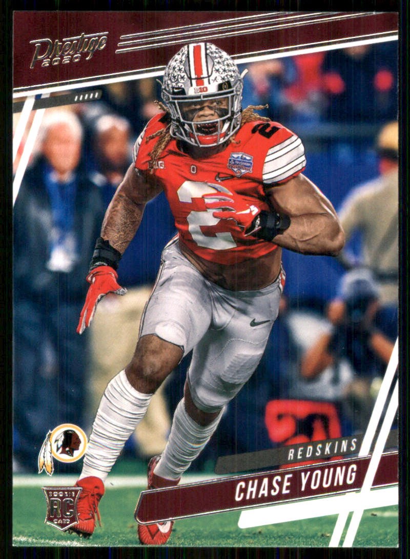 2020 Panini Prestige #220 Chase Young RC Washington Redskins TW3604