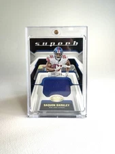 2019 Panini Certified - Superb Swatches Saquon Barkley Player worn /299 (MEM)