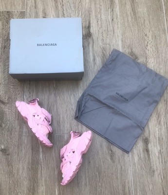 Balenciaga Kids Track Touch-Strap Sandalen - Pink Gr. 29 UK 11 sehr guter Zustand