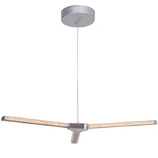 Craftmade 45623-LED Horizon 3 Arm 34" LED Chandelier - Chrome