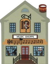 Cat’s Meow Village 12 Days Christmas Twelve Drums Music Shoppe #00-933 NEW