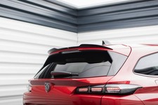 Maxton Design Heckspoiler Lippe passend f&uuml;r Peugeot 308 SW Mk3 schwarz Hochglanz