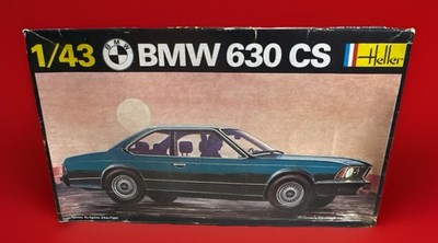 HELLER BMW 630 CS MODEL KIT, 1/43 SCALE, #166 Sealed Parts