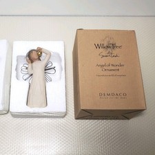 Willow Tree Demdaco Angel of Wonder 2002 Ornament w/ Box