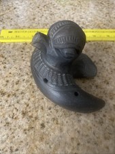 Handcrafted Primitive 3”x5” Bird Whistle/Flute w 4 Holes Vtg