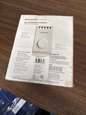 Honeywell CT410A Mechanical Non-Programmable Electric Heat Thermostat NEW