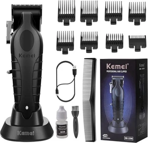Kemei KM-2296 Cheveux professionnels Clipper sans cordon Trimmer Barber Grooming