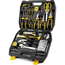 185-Piece General Household Tool Kit with Toolbox Storage Case for Home Repair