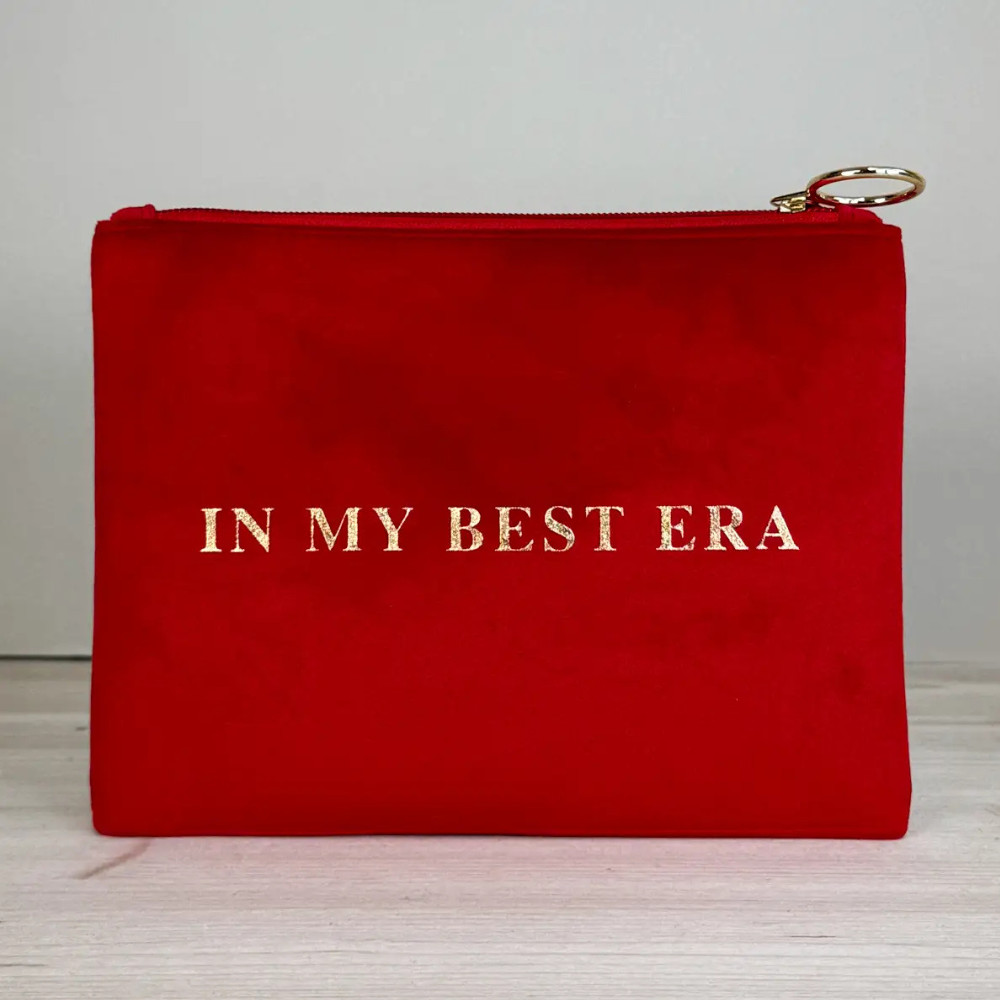 Bolsos de terciopelo para mujer en varios colores personalizados con frases