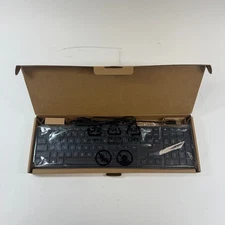 HP Desktop 320K Slim Wired QWERTY Keyboard - Black (L96909-001)