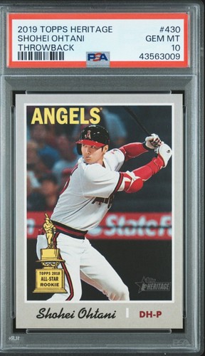 2019 Topps Heritage #430 Shohei Ohtani Angels