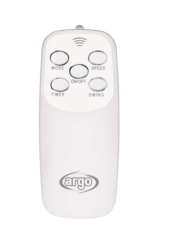 Ventilatore a Piantana Terra ARGO Bianc 5 Pale 40 cm Telecomando Timer Ventolino, fotografia 11 di 12