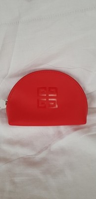 Givenchy kleine Kosmetiktasche rot unbenutzt LOGO