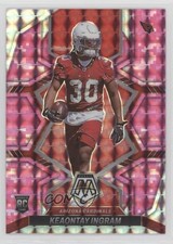 2022 Panini Mosaic Rookies Pink Camo Mosaic Prizm Keaontay Ingram #355 2l4