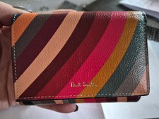 Paul Smith swirl Small Compact Purse Wallet Notes Cards Coins 4 Ur Bag