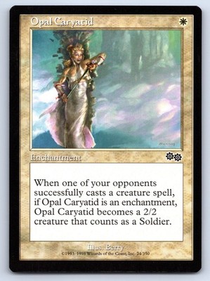 MTG Opal Caryatid Normal C Urza's Saga (USG) 24 NM Magic