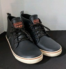 Men's Rain Boots Snow Shoes Low High Not-slip Fashion Lace Up Casual SZ 41/US 8