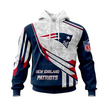 Personalized New England Football Team Patriotss Hoodie Lightweight Adults S-5XL