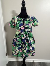 Gap Designed & Crafted Floral Shirt Dress Tie Sides XS Short/Mini Collard 