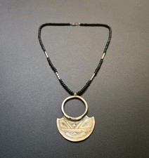 North African Tuareg Drop Pendant Necklace