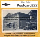 MD Gaithersburg 1930 vintage postcard K of P Knights of Pythias hall coca-cola s