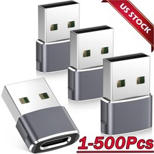 500PCS USB C3.1 Type C Female to USB3.0 Type A Male Port Converter Adapter Lot