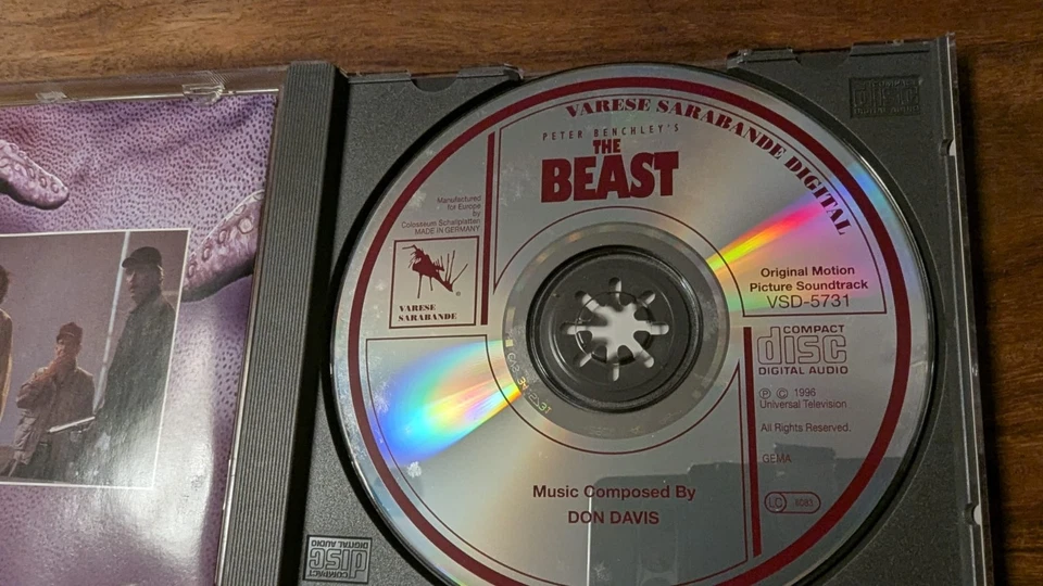 Tier-Horror SOUNDTRACK CDs - The Beast - Orca - Creature - Bild 3 von 4