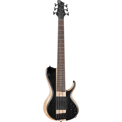 Ibanez BTB866SC 6-Strings Solid Body Electric Bass Guitar - Weathered Black Low Gloss