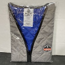 Tenacious Ergodyne Cooling Vest Unisex XLarge XL Gray 6665 Work Gear Chill-Its