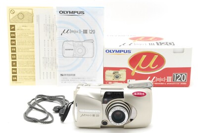 MINT/in box] Olympus μ mju III 120 35mm Point & Shoot Film