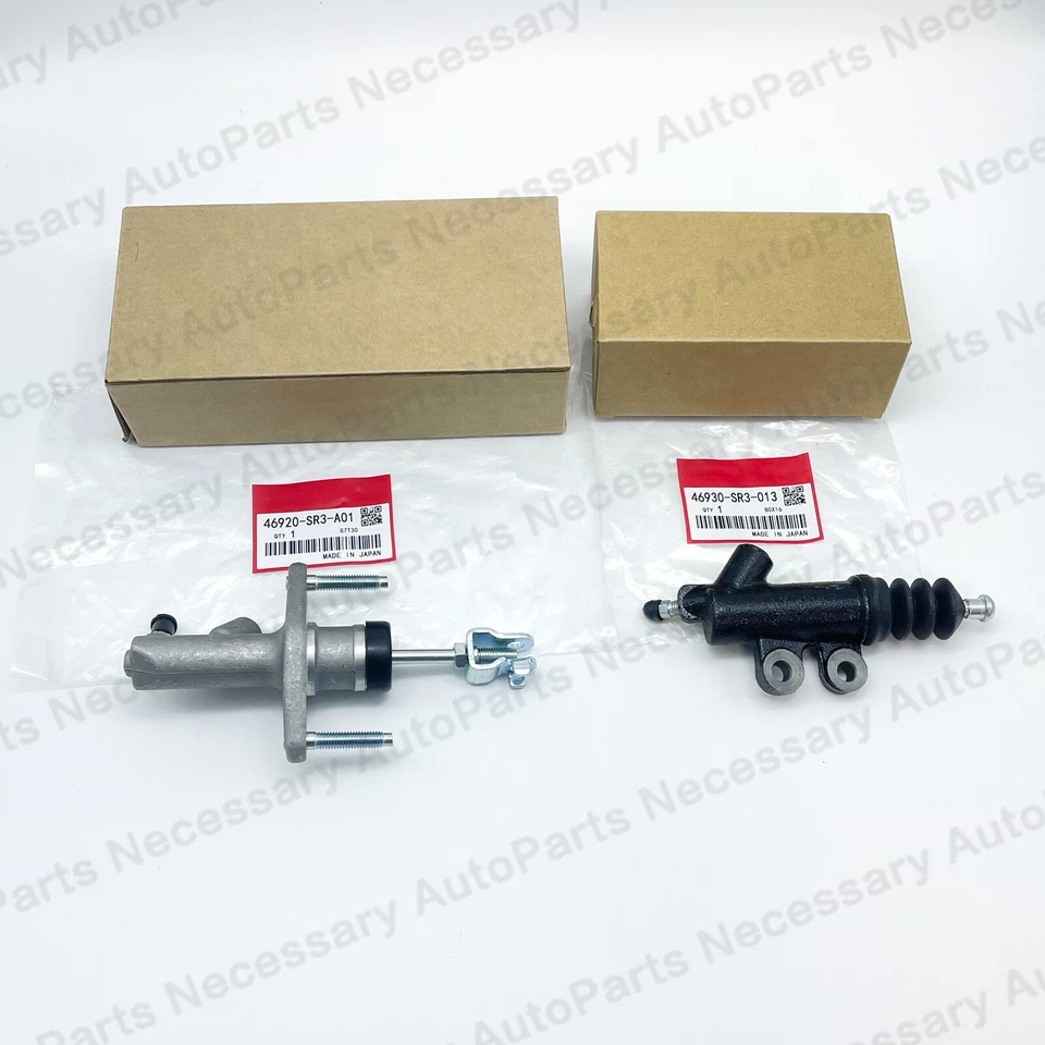 Clutch Master+Slave Cylinder For 94-01 Acura Integra & 92-00 Honda Civic D16 D18 - Image 2 of 4