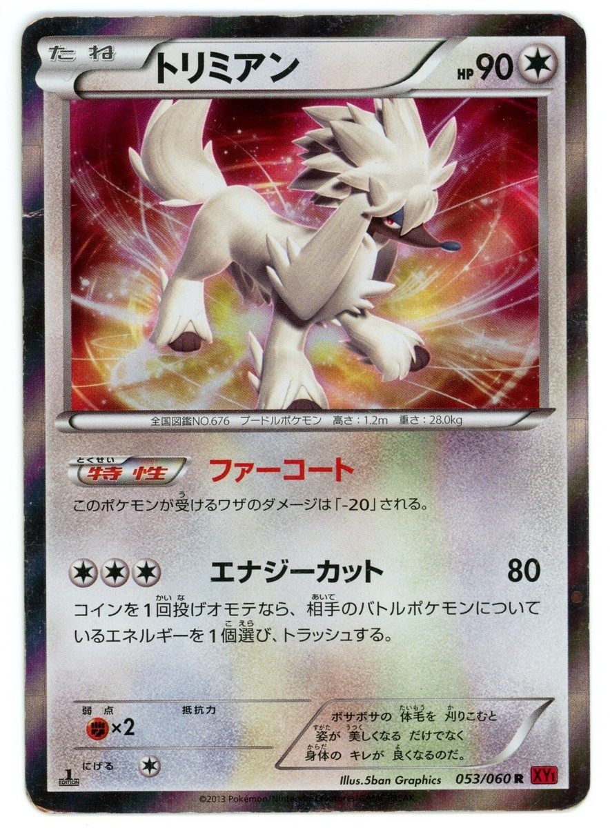 5AA4 未開封 フィルム付き february6豪華 BOX セット Pokemon Card Japanese - Furfrou 053/060 - XY1 - 1st Edition