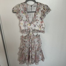 Alice + Olivia Mitzi Cutout Minidress  Size 4 Retail: $595