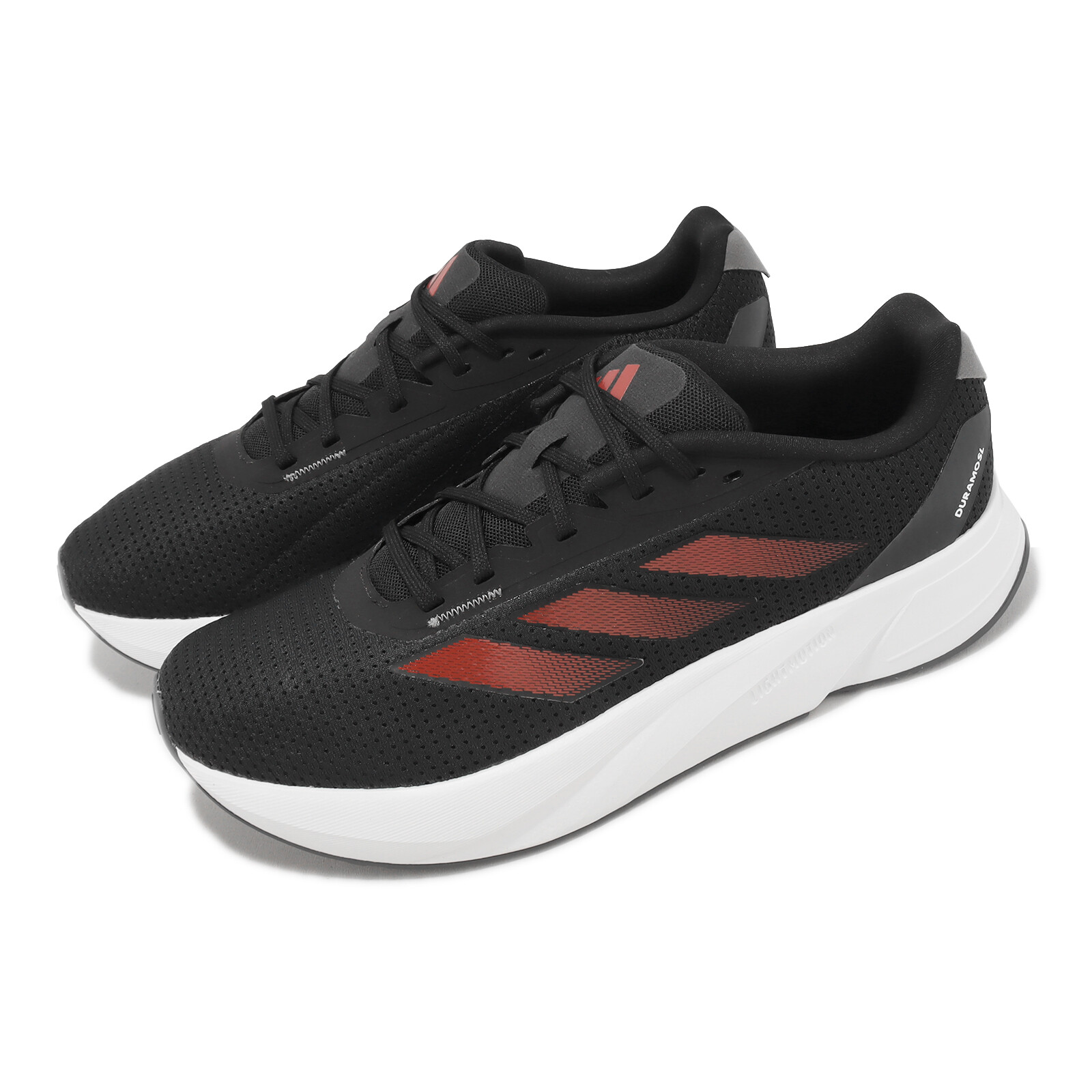 мужские кроссовки для бега adidas Duramo SL M Core Black Better Scarlet IE9696