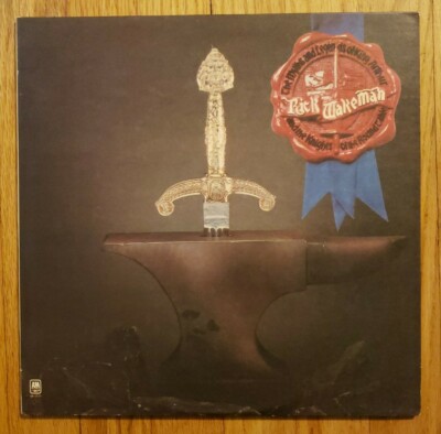 Rick Wakeman - THE MYTHS AND LEGENDS OF KING ARTHUR LP 1975 A&M AP 4515 W/BOOK*