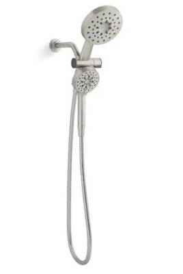 KOHLER Viron 6  Wall Mount Dual Shower Head 4-Spray Patterns Polished Chrome