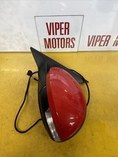 Skoda Yeti Wing Mirror Mk1 Red 8151 Passengers Nearside Electric 2009-2017 YB10