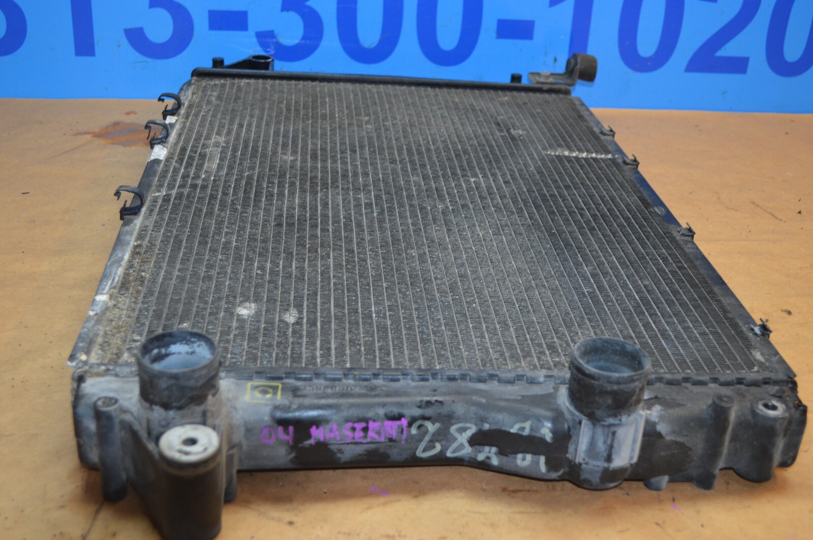 2004 M138 MASERATI M128 GT COUPE ENGINE COOLING RADIATOR ASSEMBLY