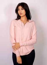 Ex-M&S Women's Hooded Knit Pullover Zip Sweater Jumper