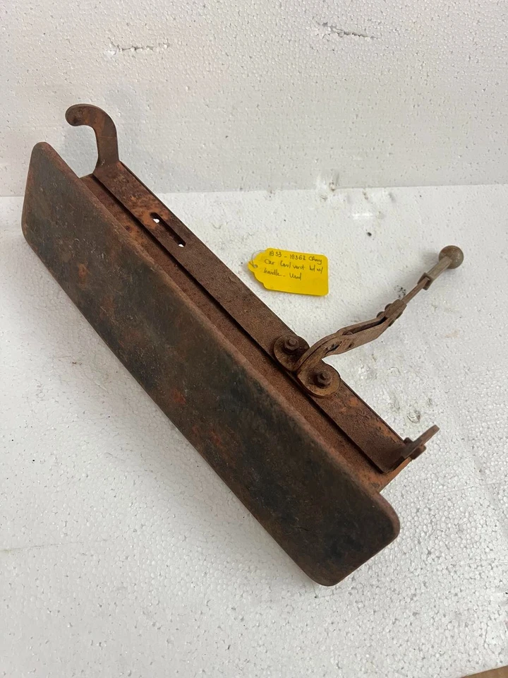 Usado Original 1933 1934 1935 1936? ¿Camión Chevy? Tapa de ventilación de capucha con mango Foto 3 de 4