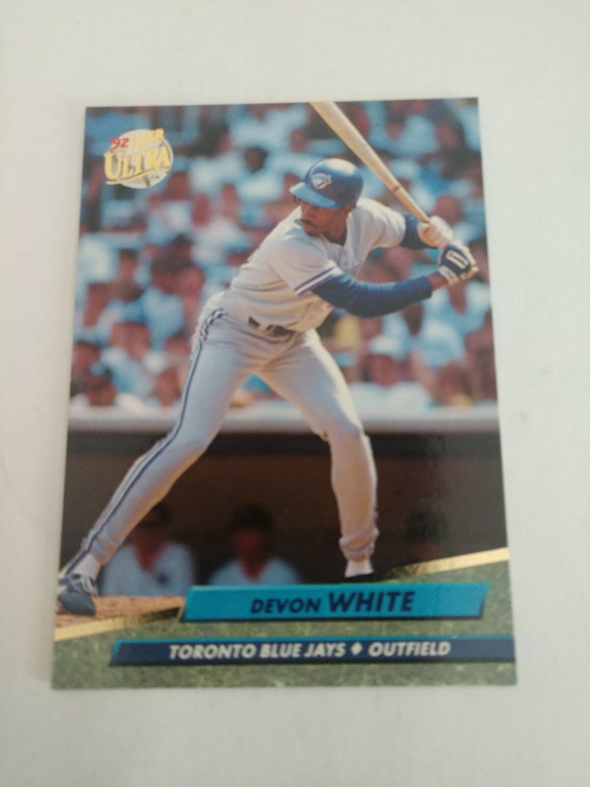 Devon White - 1992 Fleer Ultra #155 - Toronto Blue Jays Baseball Card