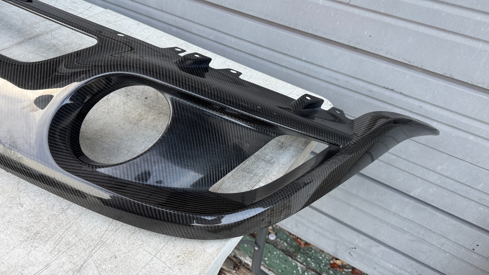 ✅ 2014-2018 ASTON MARTIN VANQUISH REAR BUMPER DIFFUSER VALANCE OEM CARBON