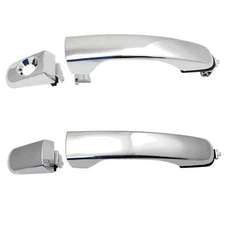 Front and Rear Exterior Door Handle Set for Chevy Equinox GMC Terrain, Malibu,