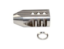 Tanker Stainless Steel Muzzle Brake 5/8x32 Thread Muzzle Brake For .450/.458