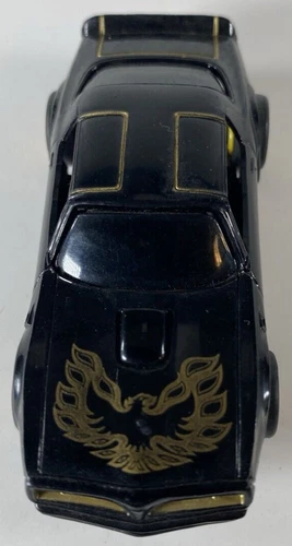 VTG Tyco Pontiac Firebird Black with Gold Trim Slot Car HP-7 - Tested see video